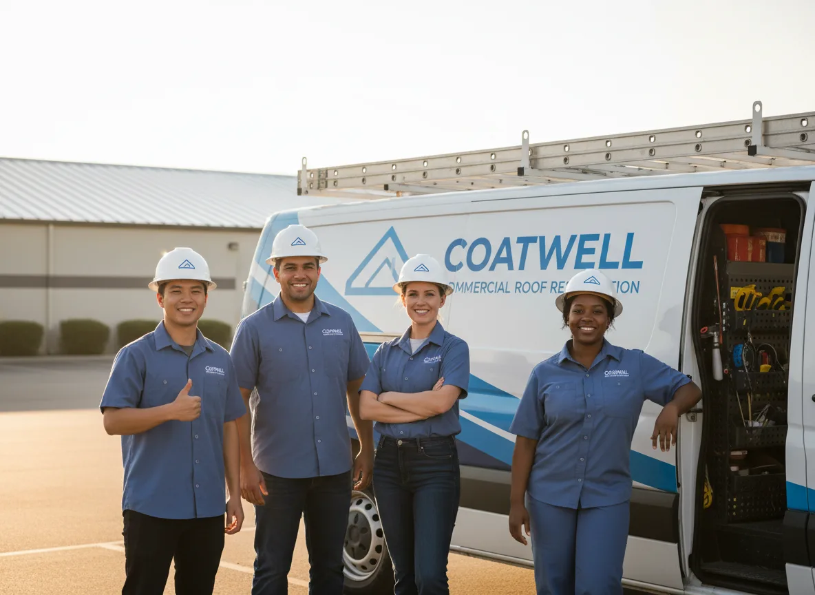 Commercial roof coating company in Edwall, WA