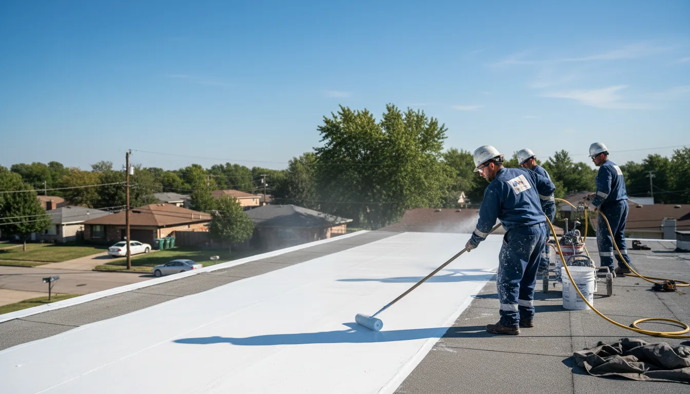 Commercial roof coating in Edwall, WA near me
